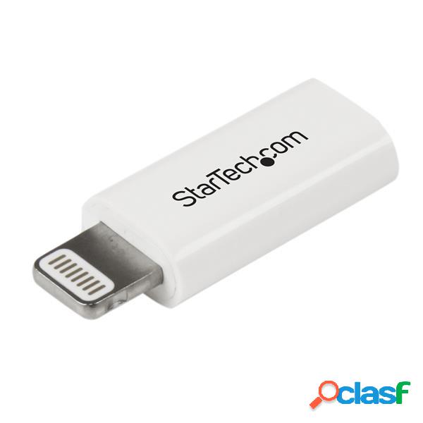 StarTech.com Adaptador Lightning Macho - Micro-USB B Hembra,