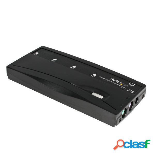 StarTech.com Switch KVM SV411K, 4 Puertos VGA