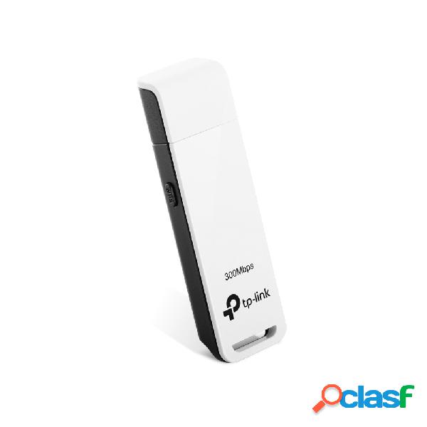 TP-Link Adaptador de Red USB TL-WN821N, Inalámbrico, 2.4GHz