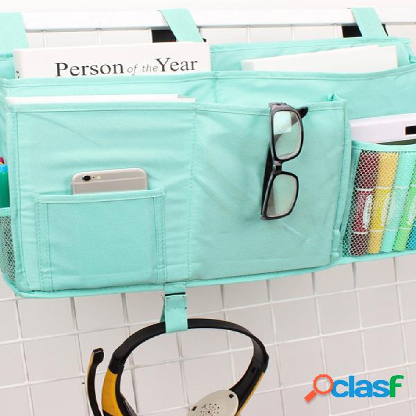 Tela Oxford Colgante de cama multifunción Bolsa Papelería