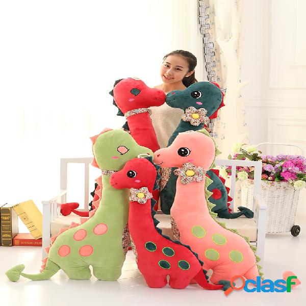 80 / 100cm Cozy Plush Brachiosaurus dinosaurio almohada Soft