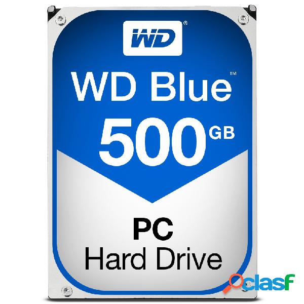 Disco Duro Interno Western Digital WD Blue 3.5'', 500GB,