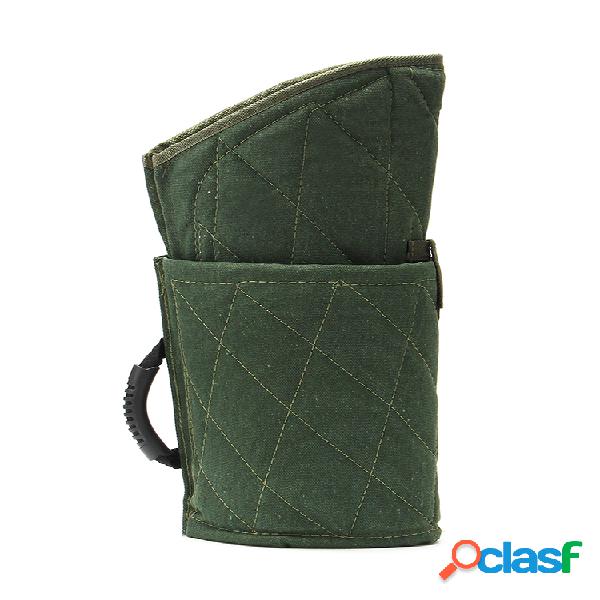 Durable Green Police Perro Manga de brazo de protección