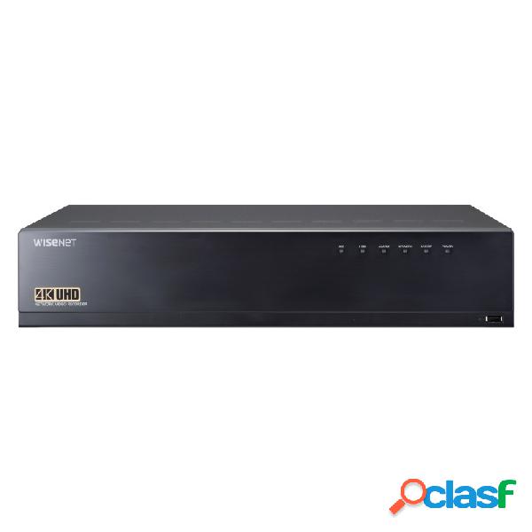 Hanwha NVR de 64 Canales XRN-3010A para 8 Discos Duros,