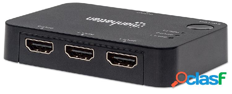 Manhattan Interruptor de Video HDMI 4K Ultra HD, 4 Puertos,