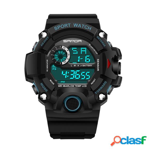 Moda Led reloj deportivo impermeable al aire libre reloj
