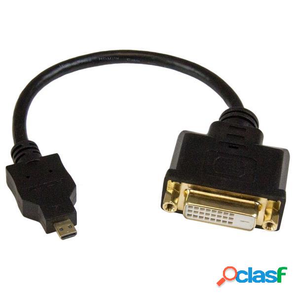 StarTech.com Adaptador Micro-HDMI Macho - DVI-D Hembra,