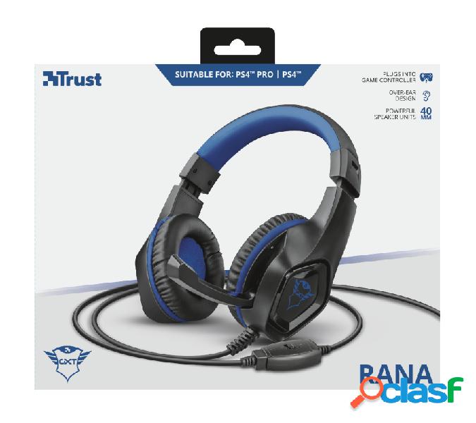 Trust Audífonos Gamer GXT 404B Rana para PS4/PS5,