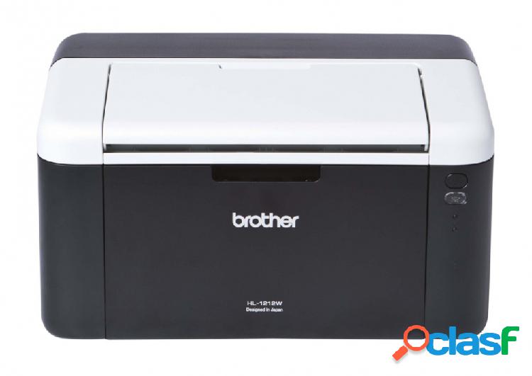 Brother HL-1212W, Blanco y Negro, Láser, Inalámbrico,