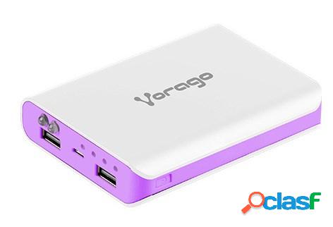 Cargador Portátil Vorago PowerBank AU-300, 12.000mAh, USB,