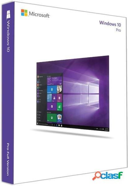 Microsoft Windows 10 Pro Español, 64-bit, 1 Usuario, OEM -