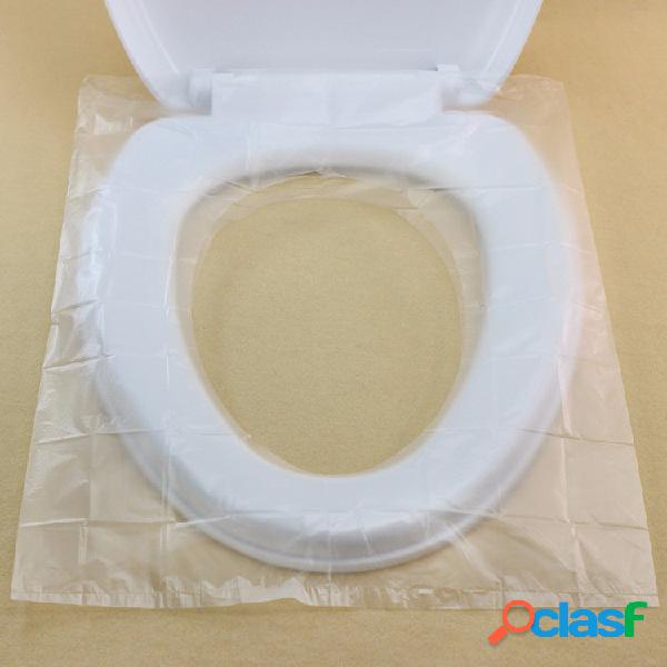 6 uds portátil Impermeable fundas de asiento de inodoro de