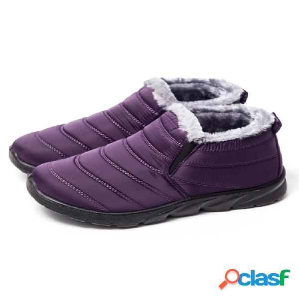 LOSTISY Impermeable Forro cálido Casual Invierno Nieve