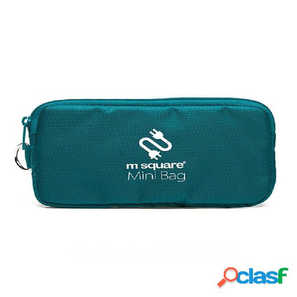 Mini Wallet Phone Bolsa Accesorios de viaje Cable