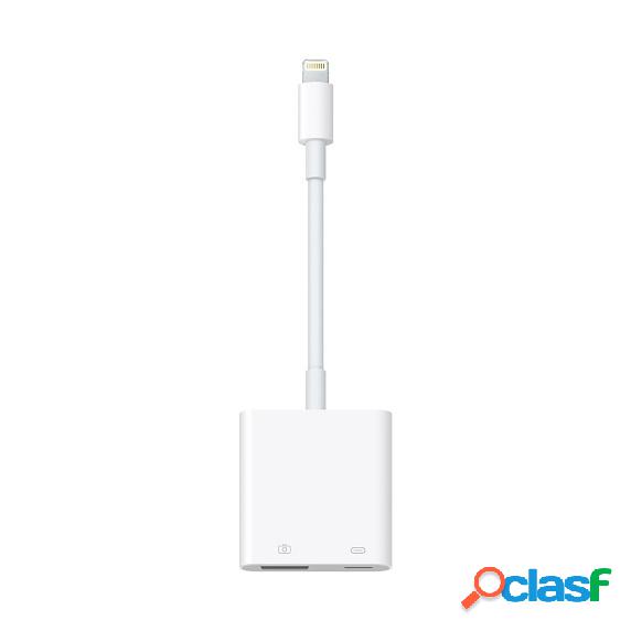 Apple Adaptador Lightning Macho - USB-C Hembra, 7cm, Blanco,