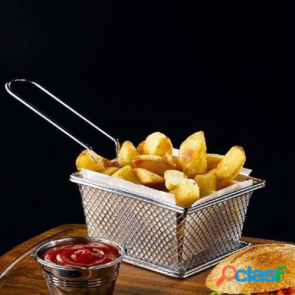 Canasta de papas fritas de acero inoxidable Mini-cocina