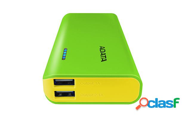Cargador Portátil Adata PowerBank PT100, 10.000mAh,