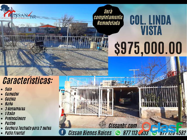 Casa en Venta, Cd Acuña - Col. Linda Vista