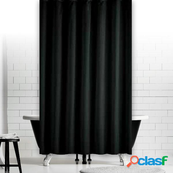 Impermeable Cortina de ventana de ducha negra Cuarto de