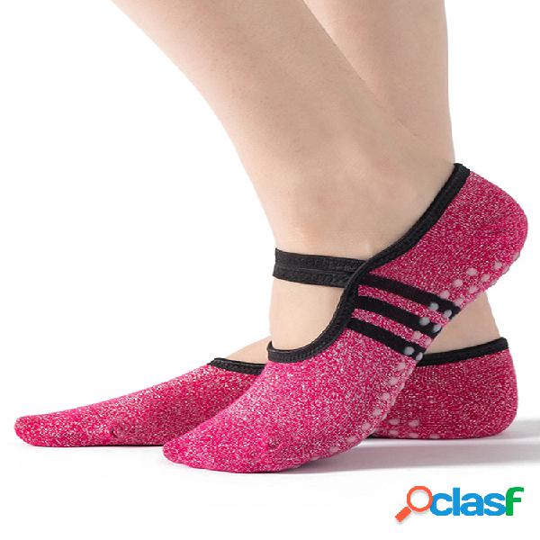 Mujer Yoga Agarre de tobillo antideslizante Dots Pilates