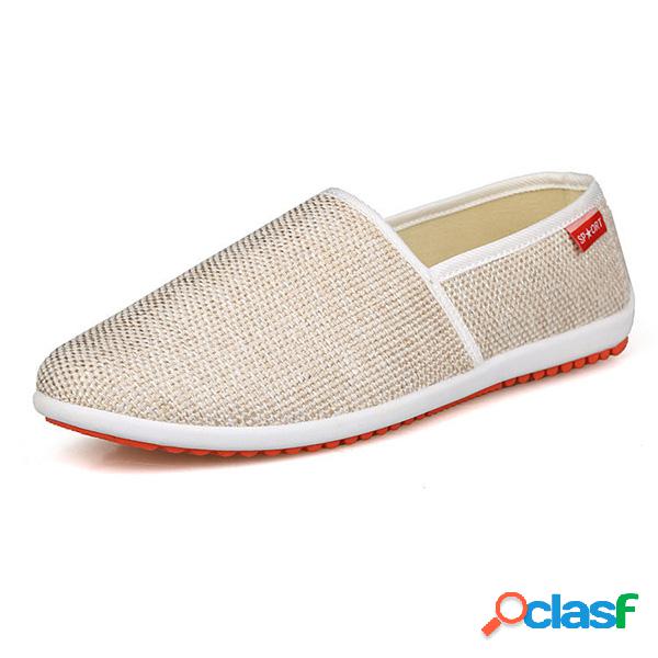 Nuevos zapatos de los hombres de algodón ligero Slip Blend