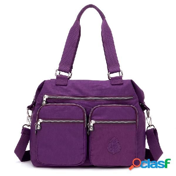 Nylon Bolso Crossbody Bolsa Crossbody multibolsillo ligero