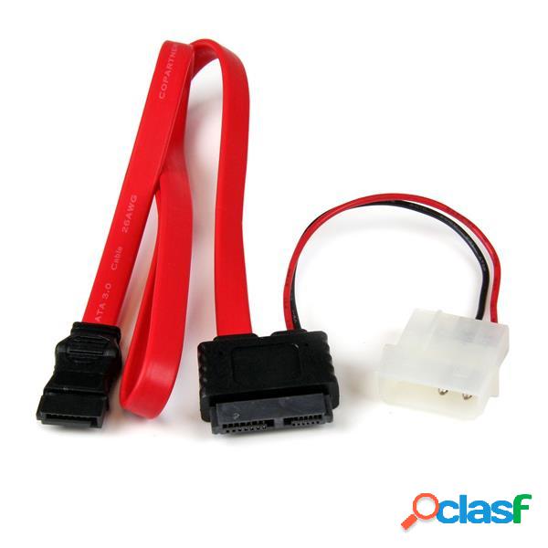 StarTech.com Cable SATA Hembra - SATA/Molex Hembra, 90cm,