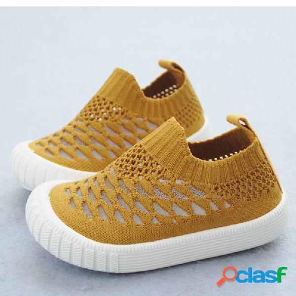 Unisex Niños Tela Malla Cómoda Transpirable Soft Suela