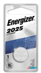 Energizer Pila de Botón CR2025, 3V, 6 Piezas