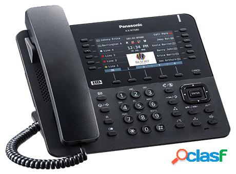 Panasonic Teléfono IP KX-NT680XB, Alámbrico, Altavoz,