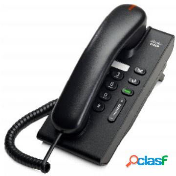 Cisco 6901Teléfono IP Estándar, 2x RJ-45, Color Carbón