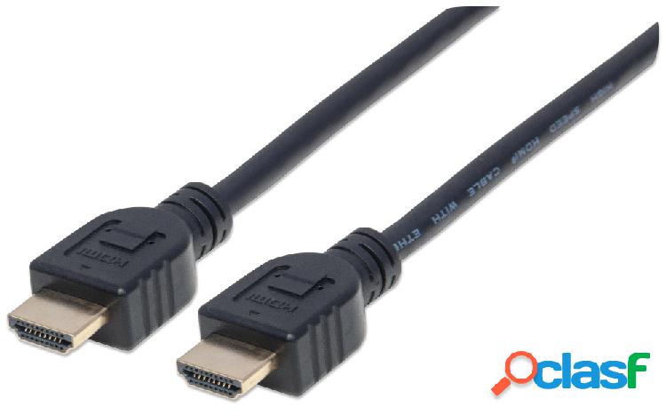 Manhattan Cable HDMI Macho - HDMI Macho, 3 Metros, Negro