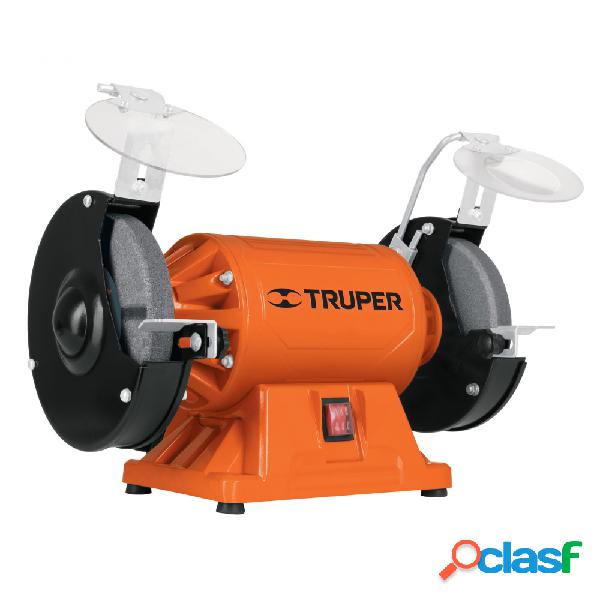 Truper Esmeril de Banco EBA-8, 560W, 8", Naranja