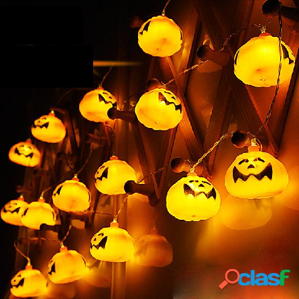 2.7M 16 LED Luces de cadena de calabaza de Halloween LED