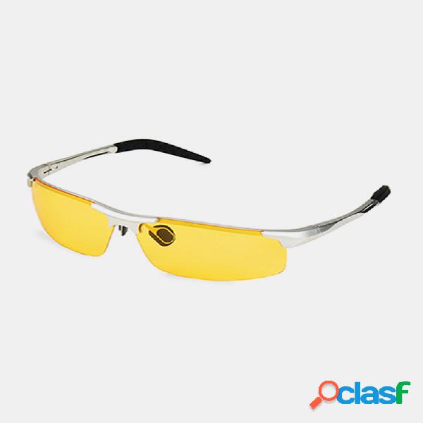 Gafas de sol polarizadas unisex Amarillas Lente Visión