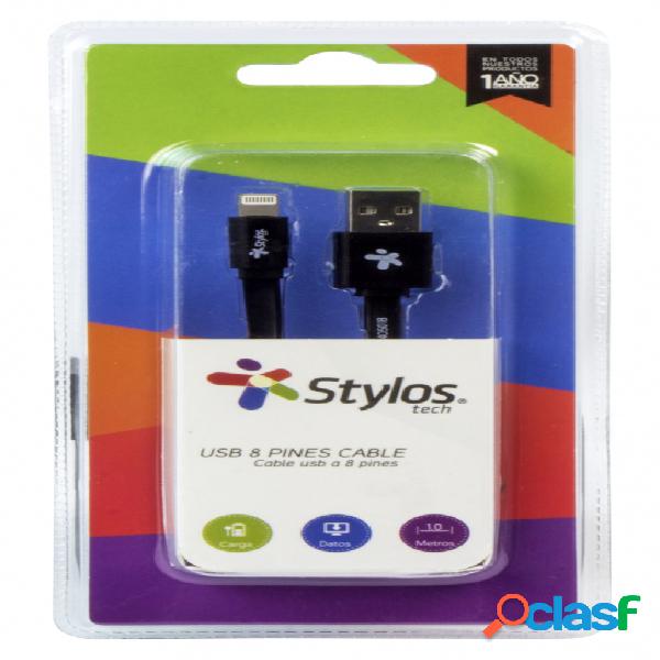 Stylos Cable de Carga USB A Macho - Lightning Macho, 1