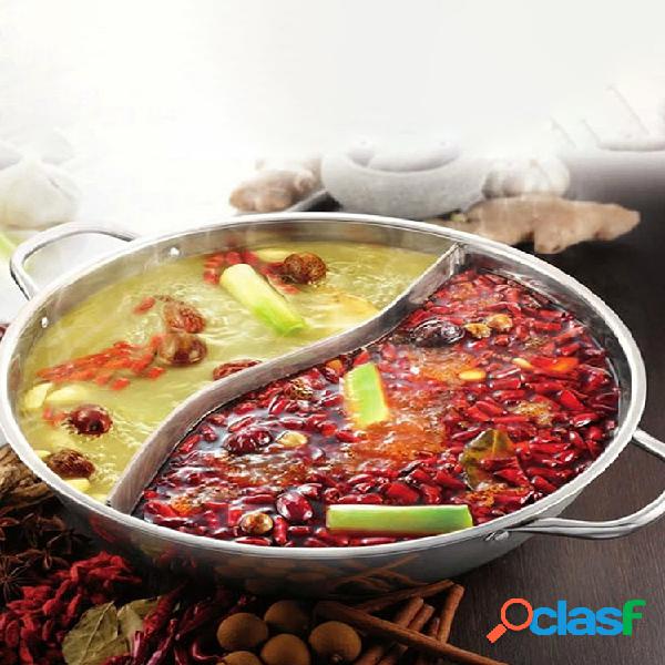 15 Inch Olla caliente de acero inoxidable Cocina de