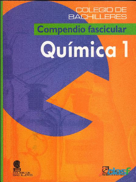 Libro Química 1, Colegio De Bachilleres, Compendio