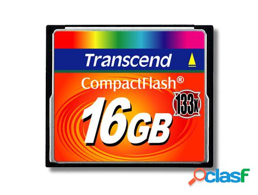 Memoria Flash Transcend, 16GB CompactFlash MLC