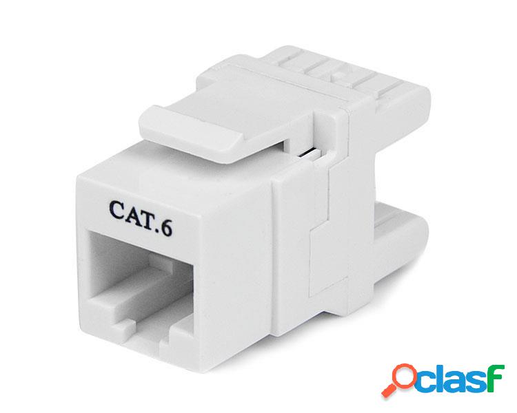 StarTech.com Jack 180° de Red Cat6 Tipo Keystone, RJ-45,