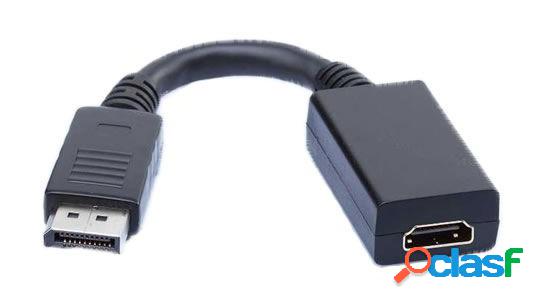 X-Case Adaptador DisplayPort Macho - HDMI Hembra, Negro