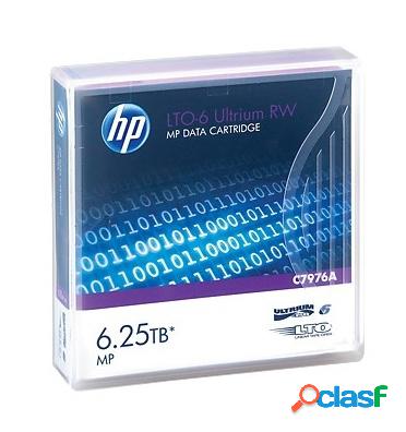 HPE Soporte de Datos LTO-6 Ultrium, 6.25TB, 846 Metros