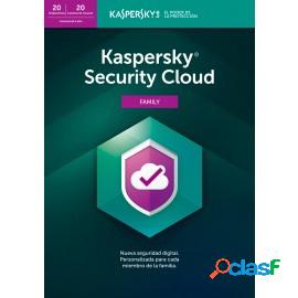 Kaspersky Security Cloud, 20 Dispositivos, 5 Cuentas KPM, 1