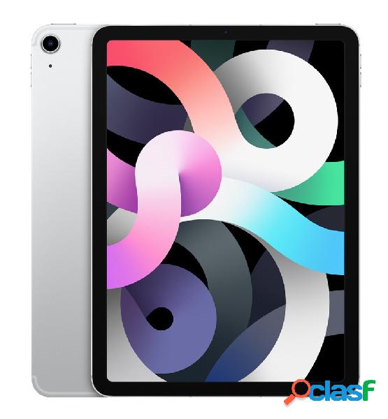 Apple iPad Air 4 Retina 10.9", 64GB, WiFi + Cellular, Plata