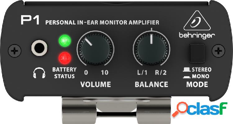 Behringer Amplificador para Audífonos PowerPlay P1, 3.5mm,