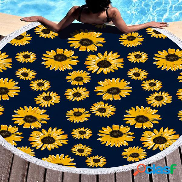 Daisy Girasol Redondo Playa Toalla Manta Hawaii Hawaiian