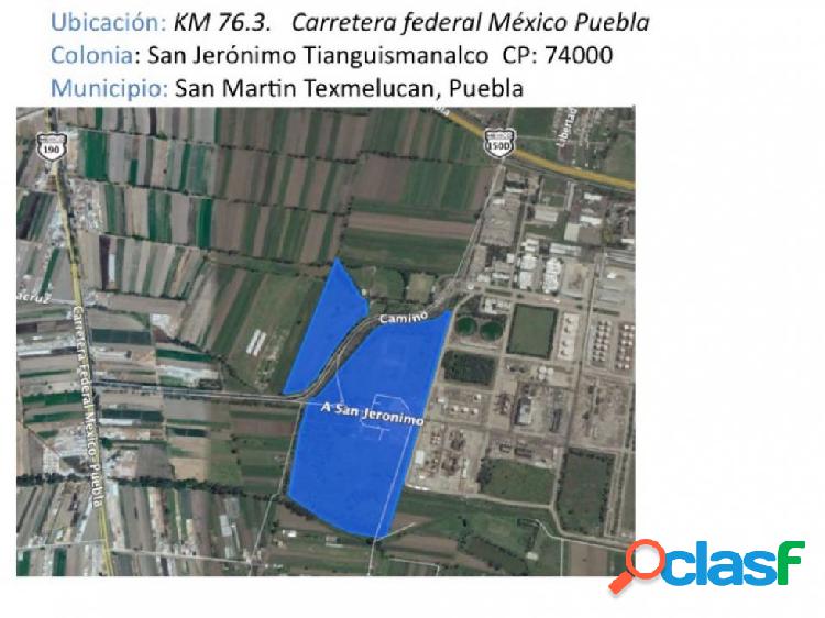 Venta terreno industrial -planta San Martín tex. 251,191.43