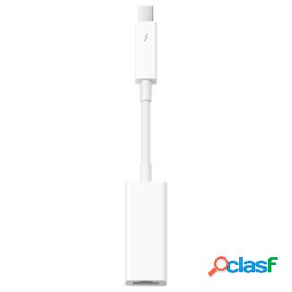Apple Adaptador Thunderbolt Macho - Ethernet Hembra, Blanco,