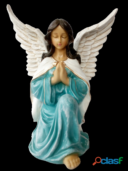 Figura de resina angel custodio