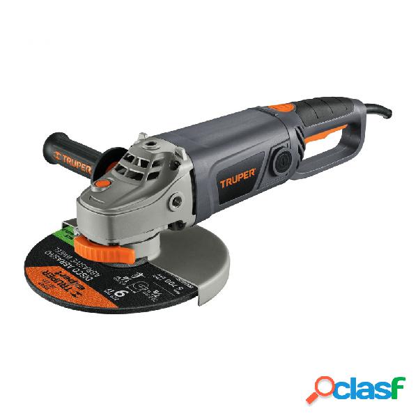 Truper Esmeriladora Angular Industrial ESMA-9N3, 2100W, 9",